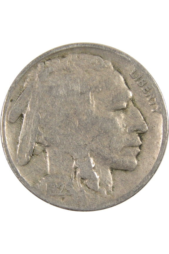 1929 Indian Head Buffalo Nickel G Good 5c Coin