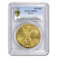 thumbnail image 1 of 1929 Mexico Gold 50 Pesos MS-64 PCGS, 1 of 3