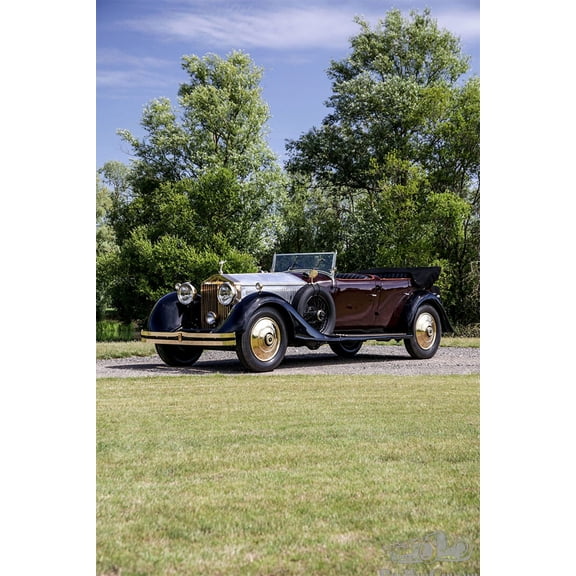 1929 Rolls-Royce Phantom II Automobile Wall Art Home Decor - 20x30 Inch Laminated Poster - Stunning Detail and Bold Colors