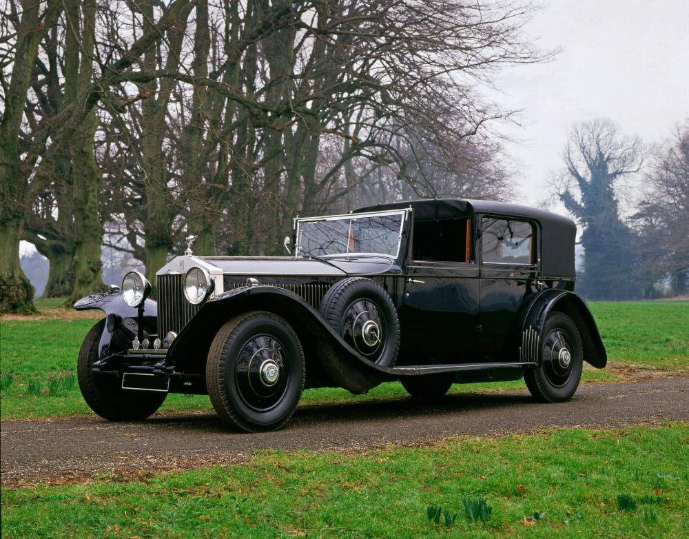 1929 Rolls Royce Phantom II Sedanca de Ville Country of origin United Kingdom Canvas Art - Panoramic Images (22 x 28)