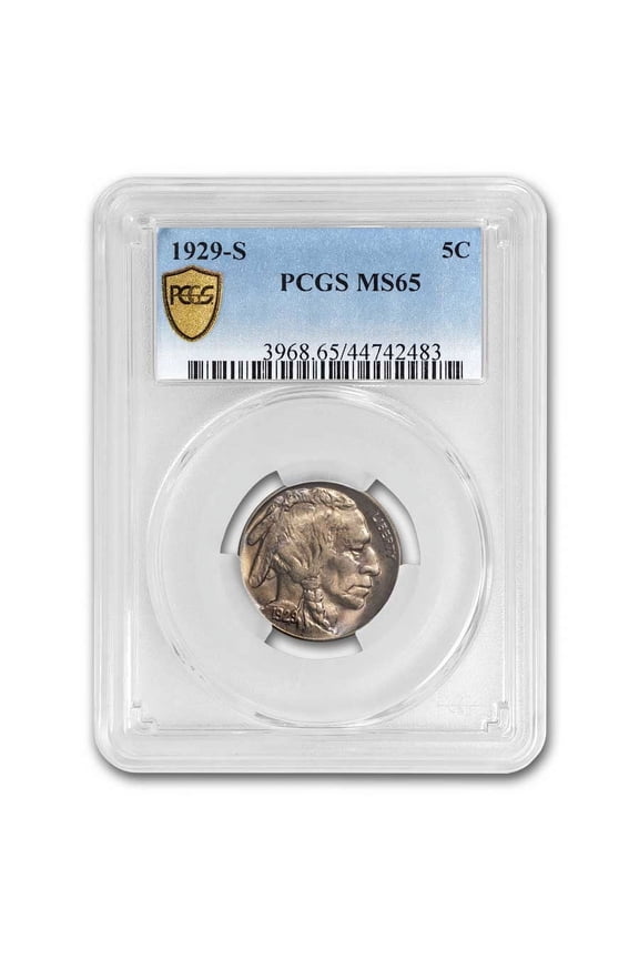 1929-S Buffalo Nickel MS-65 PCGS