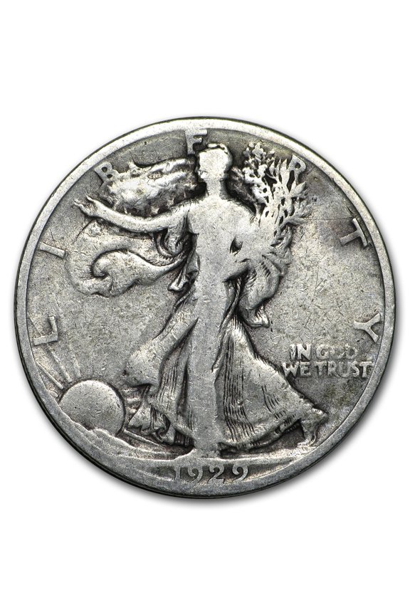 1929-S Walking Liberty Half Dollar Good/VG