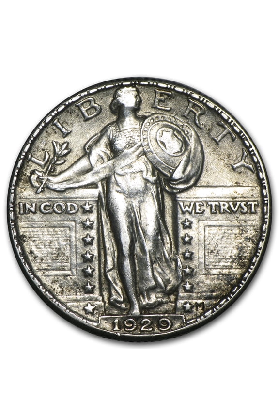1929 Standing Liberty Quarter AU