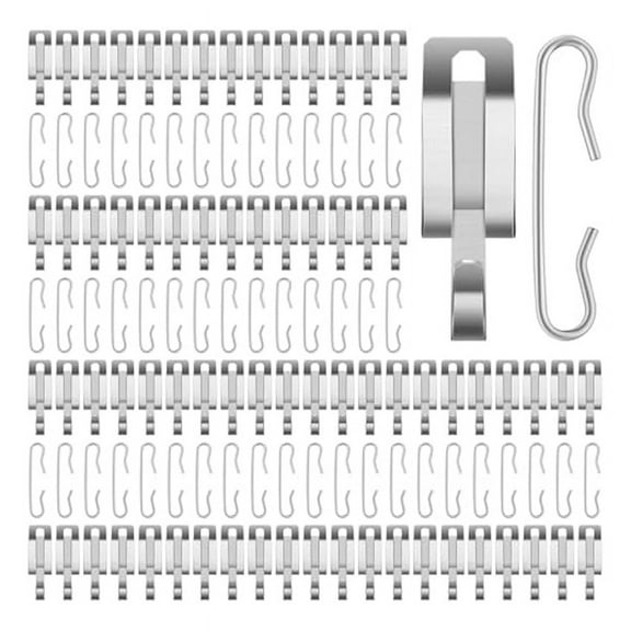 192Pcs Heat Cable Roof Clips Cable Clips and Spacers Kit Cable Wire Clips Gutter Clips Outdoor Cable Clips Heater Clips