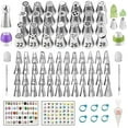 thumbnail image 1 of 193 Pcs Russian Piping Tips Set: 28 Russian Tips, 48 Icing Tips, for Cake Decorating – Home Decor, 1 of 6