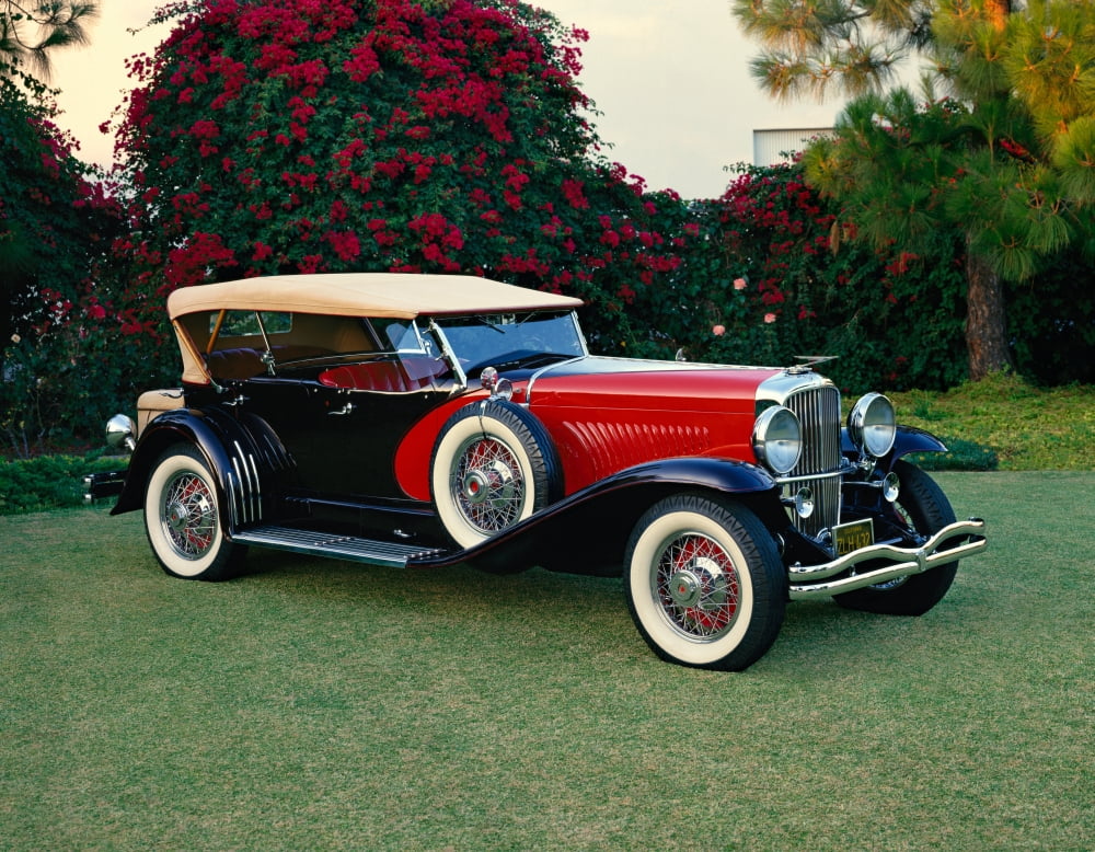1930 Duesenberg Model-J dual cowl sweep panel sports phaeton Country of origin United States Canvas Art - Panoramic Images (22 x 28)