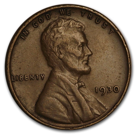 1930 Lincoln Cent AU