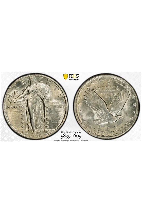 1930 Quarter Dollars Standing Liberty Quarter PCGS MS-62 FH