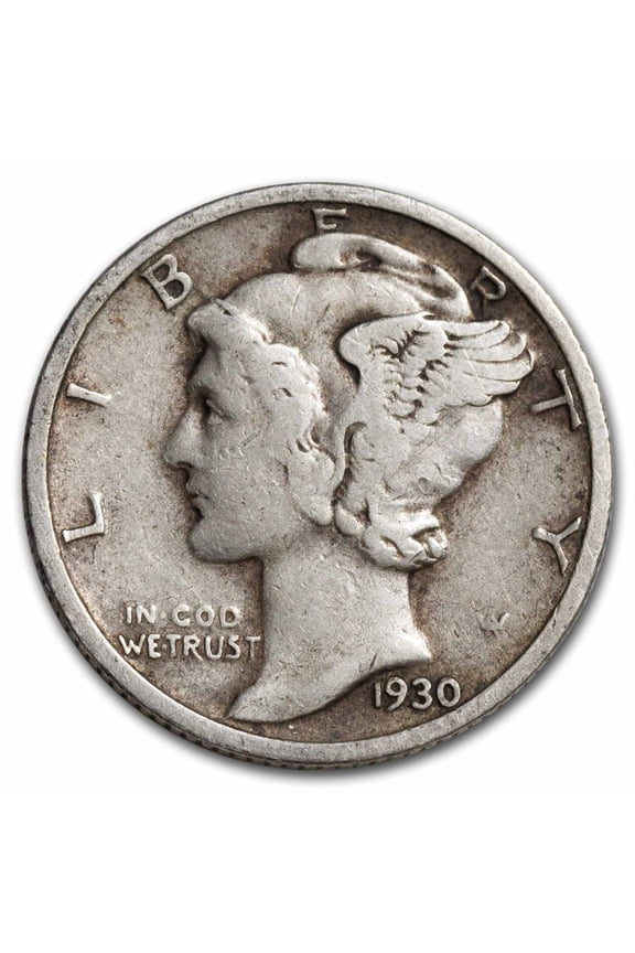 1930-S Mercury Dime VF