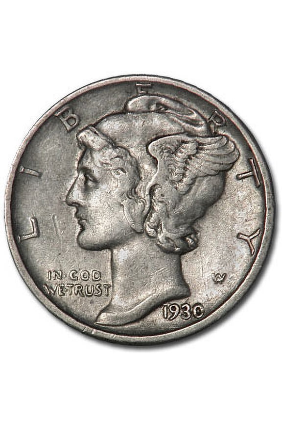 1930-S Mercury Dime XF