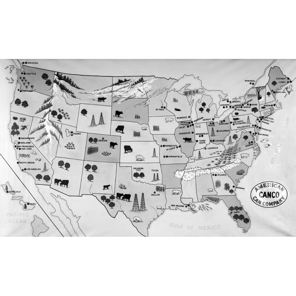 1930 United States Farming Map Over 140,000 Farms Lost In 5 Years