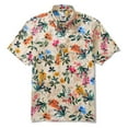 thumbnail image 1 of Yiume 1930s Floral Hawaiian Shirt Mens 100% CottonShort Sleeve Button-down Aloha Shirt Floral Radiance, 1 of 7