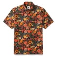 thumbnail image 1 of 1930s Vintage Hawaiian Shirt For Men Flowers Shirt Button-down Short Sleeve 100% Cotton Shirt, 1 of 8