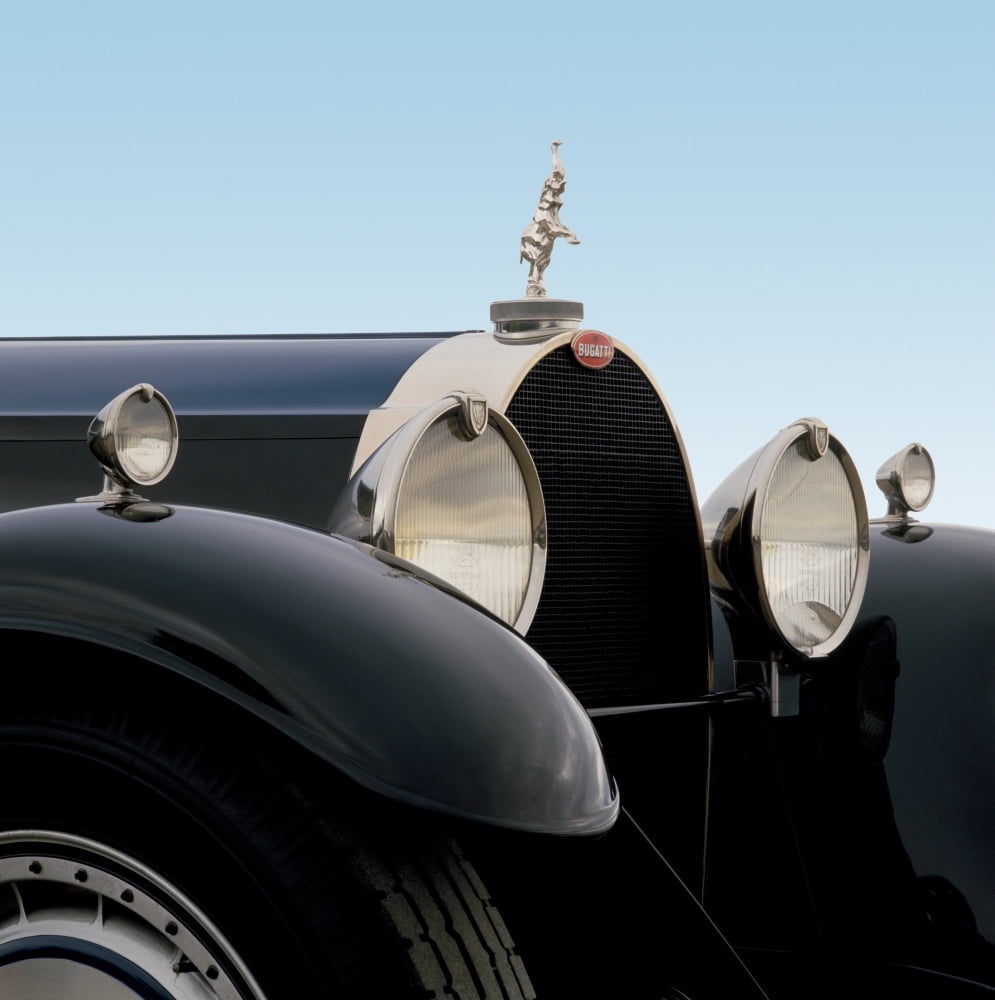 1931 Bugatti Royale front grill detail Canvas Art - Panoramic Images (24 x 24)
