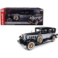 thumbnail image 1 of 1931 Peerless Master 8 Sedan Black and Silver Limited Edition to 1,500 pieces Worldwide 1/18 Diecast Model Car by Autoworld, 1 of 2