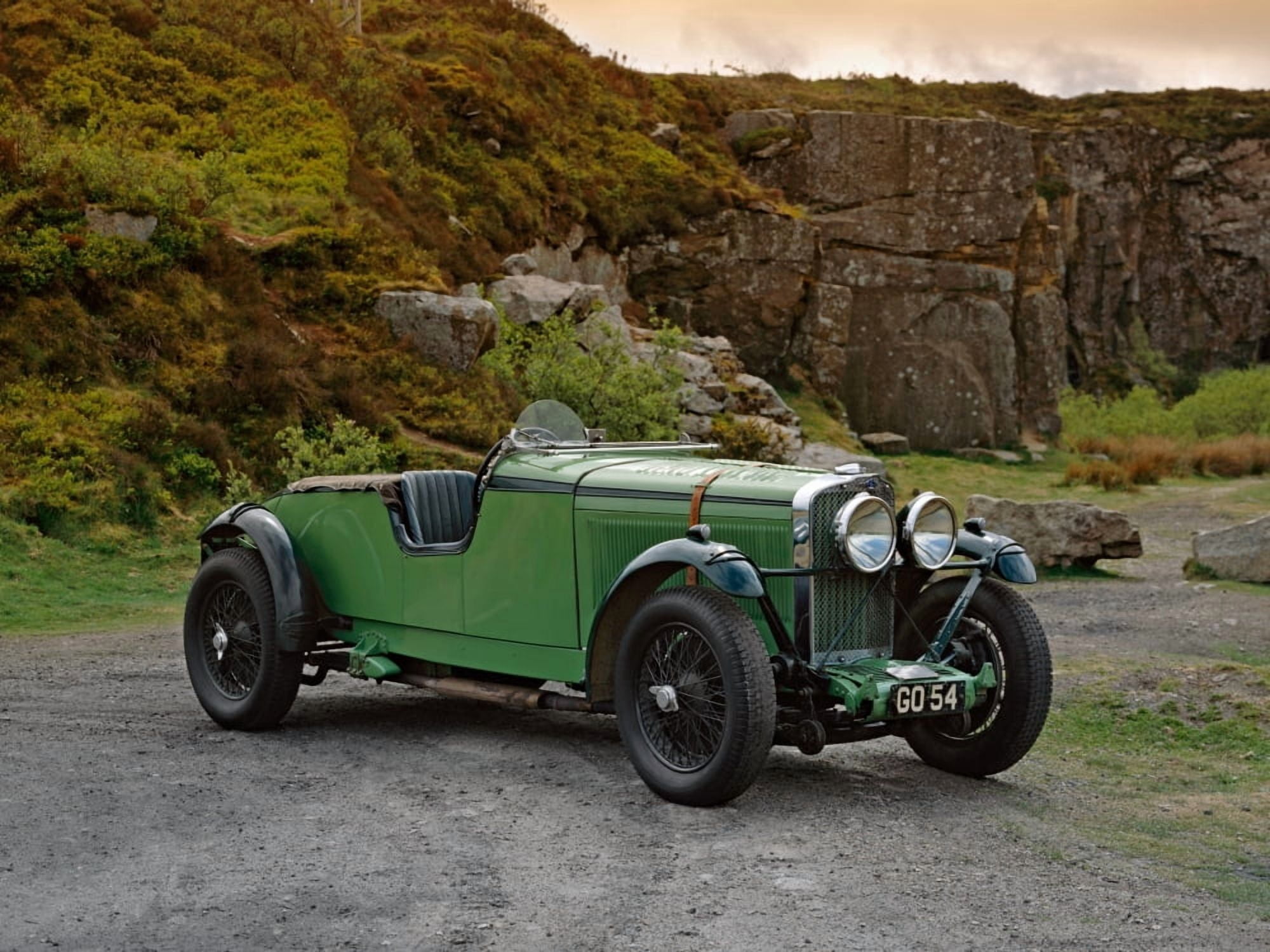 1931 Talbot 105 30 litre racing team car Reg GO54 Country of origin United Kingdom Canvas Art - Panoramic Images (24 x 36)