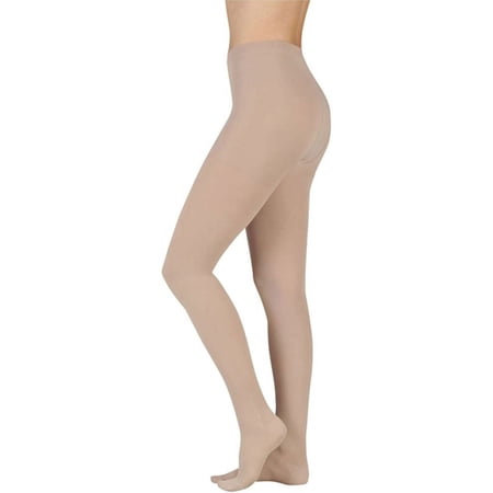 19315 20-30 mmHg, Soft, Panty, OT, Open Crotch, Chocolate - Size V
