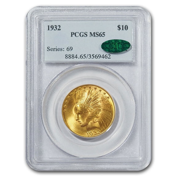 1932 $10 Indian Gold Eagle MS-65 PCGS CAC