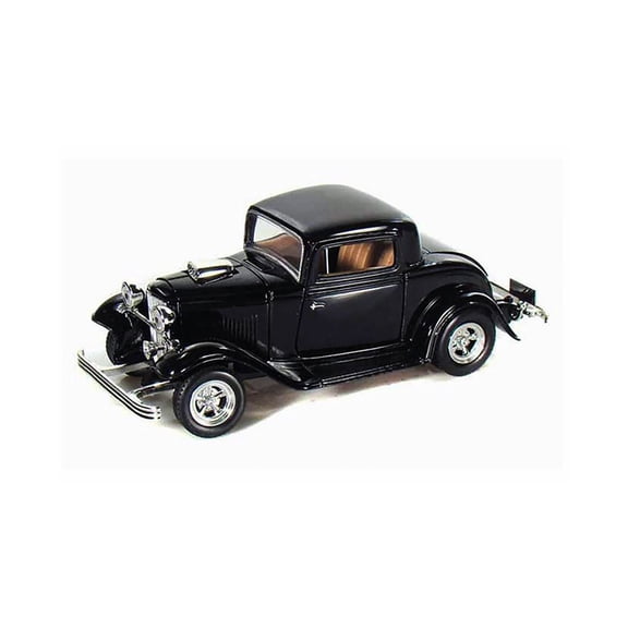 1932 Ford Coupe Hardtop, Black - Showcasts 77251BK - 1/24 Scale Diecast Model Car