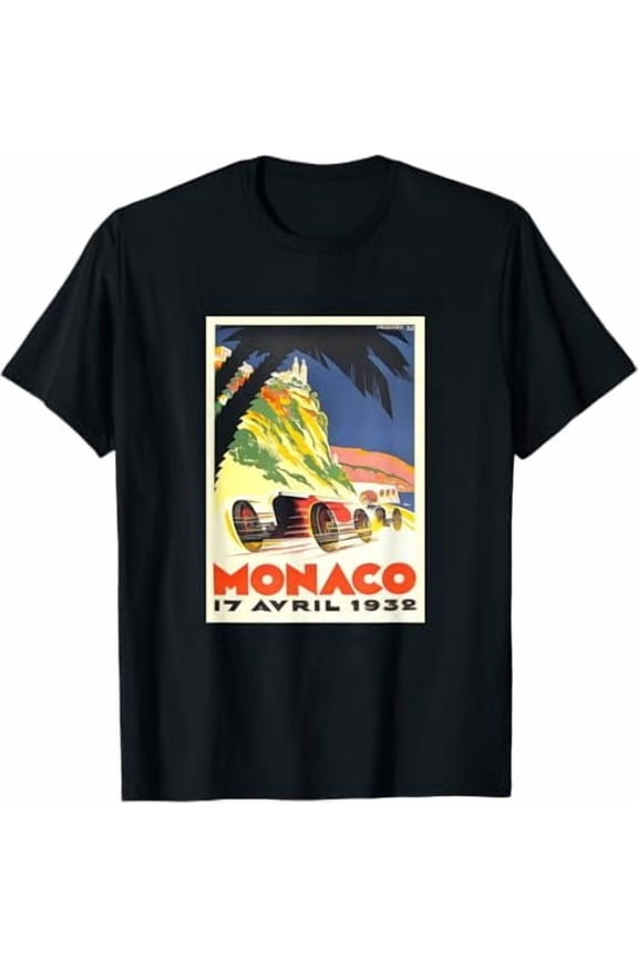 1932 Monaco Racing Vintage Design T-Shirt