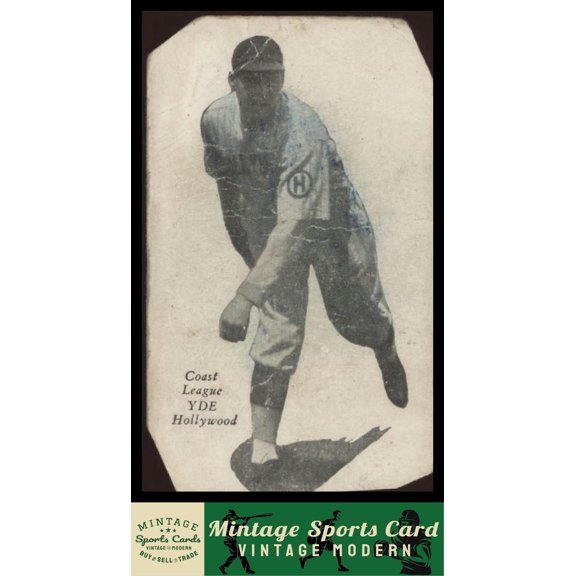 1932 Zee-Nut Pacific Coast League Emil Yde