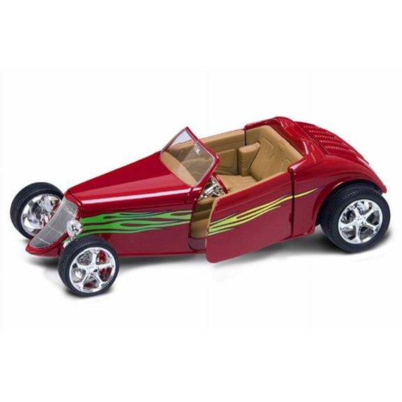 1933 Ford Convertible, Red - Road Signature 92838 - 1/18 Scale Diecast Model Toy Car