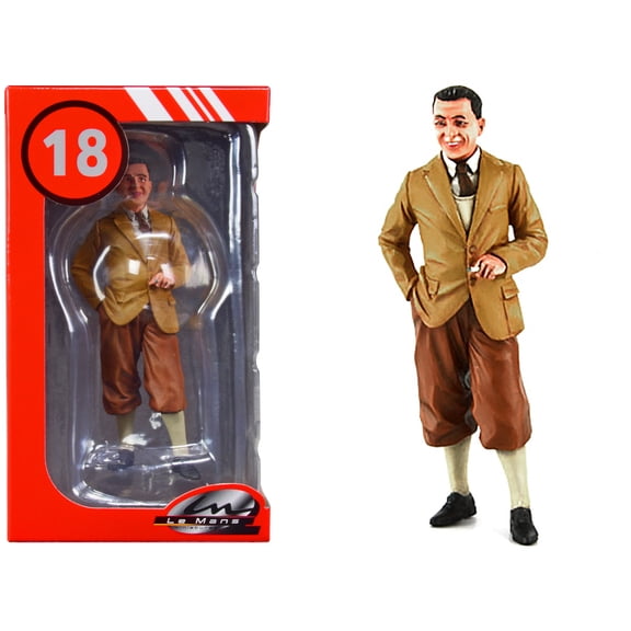 1934-1938 Jean Bugatti Standing Figure for 1/18 Scale Models by Le Mans Miniatures
