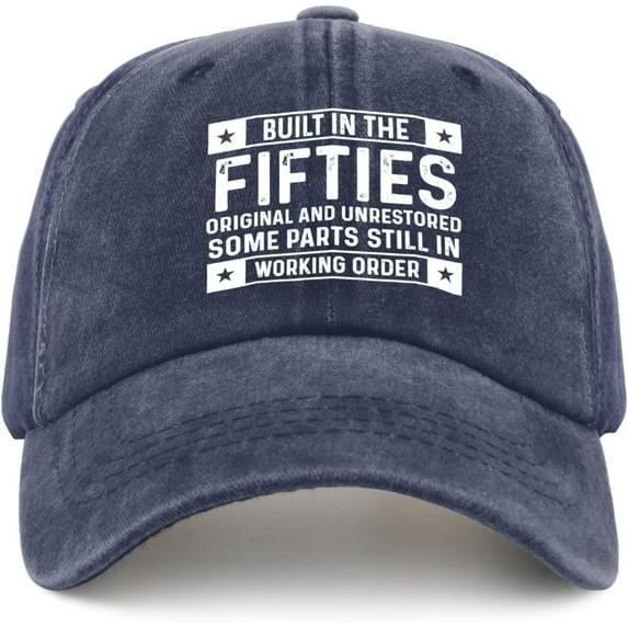 1934-1984 Birthday Gifts for Men Women,Personalized 20th-90th Birthday Ideas Gift,Parents Vintage Hat