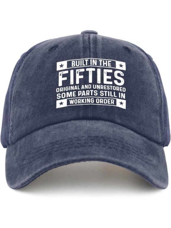 1934-1984 Birthday Gifts for Men Women,Personalized 20th-90th Birthday Ideas Gift,Parents Vintage Hat