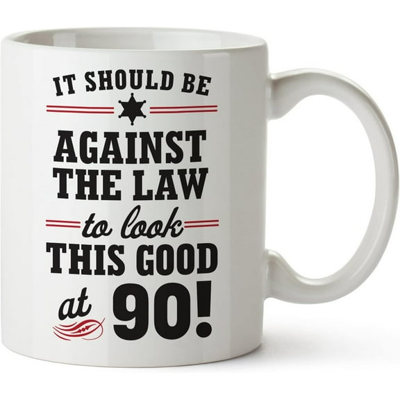 1934 90th Birthday Gifts Men Women |Funny 90 th Party Supplies Decorations Ideas | Ninety Year Old Bday Coffee Mug | 90 Years Gag Office Cups Presents Mens，11oz