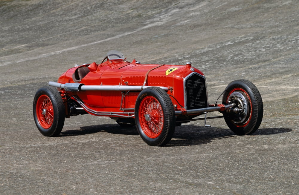 1934 Alfa Romeo Tipo B monoposto 32 litre single seat racing car driven by Tazio Nuvolari Country of origin Italy Canvas Art - Panoramic Images (24 x 36)