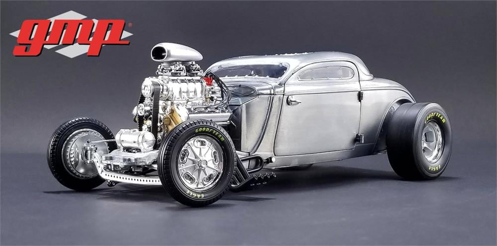 ★ 34 BLOWN ALTERED COUPE ★ACME GMP★ 1/18 1934 Blown Altered Coupe, Rusted Steel Red - GMP 18979 - 1