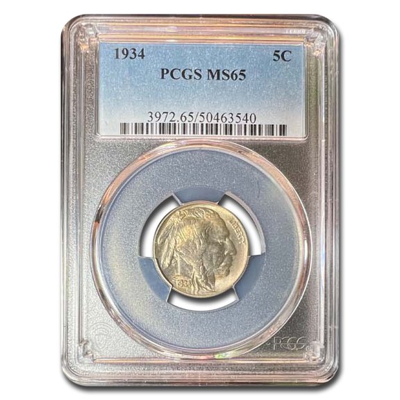 1934 Buffalo Nickel MS-65 PCGS