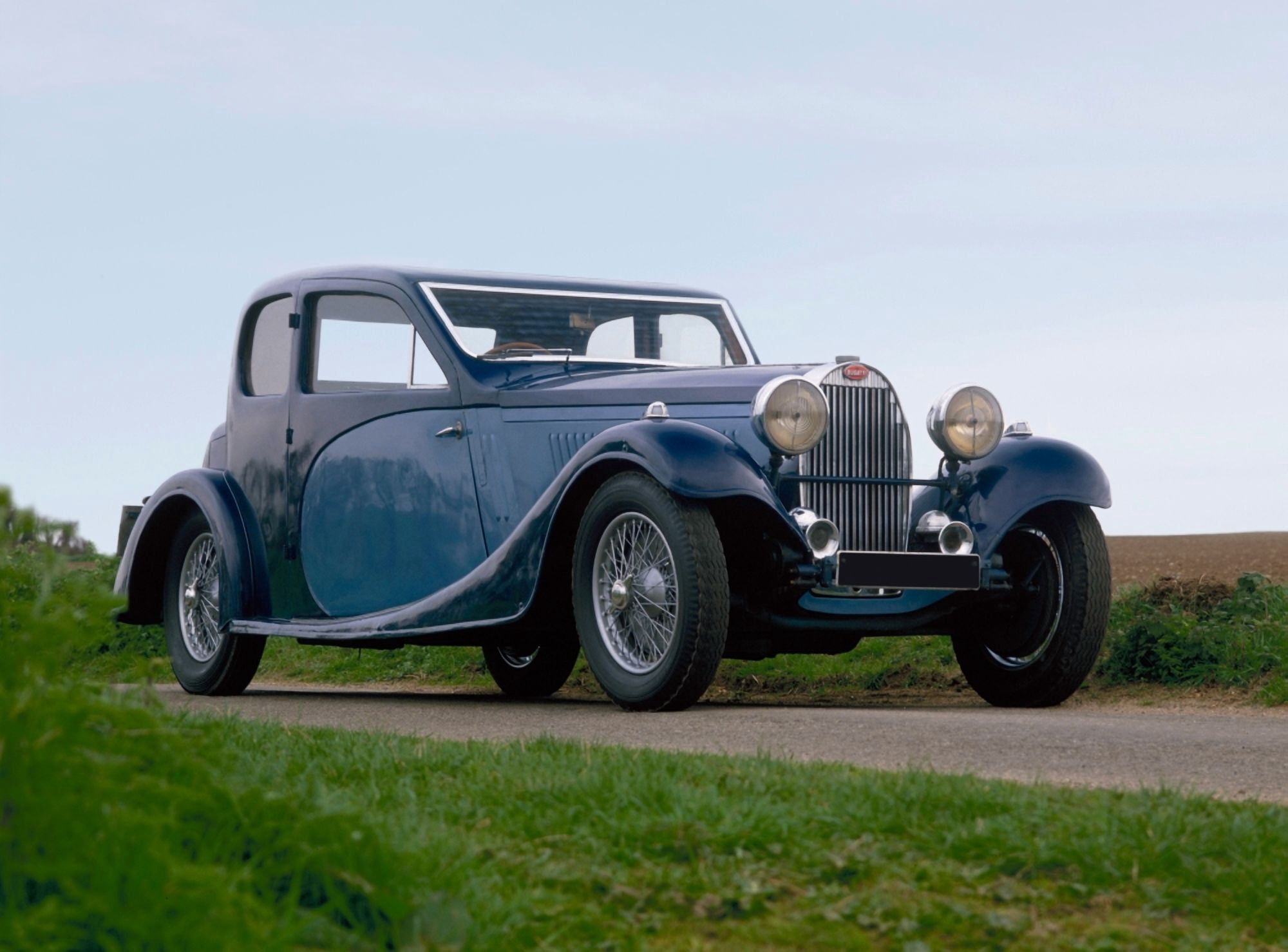 1934 Bugatti Type 57 2-door sports saloon Country of origin France Canvas Art - Panoramic Images (24 x 36)