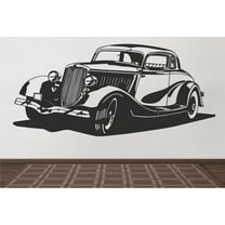 1934 Car Wall Decal - Auto Wall Mural - Vinyl Stickers - Boys Room Decor
