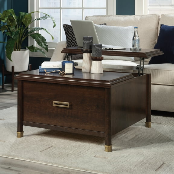 1934 Collection, by Sauder Lift-Top Coffee Table, Deco Cherry Finish