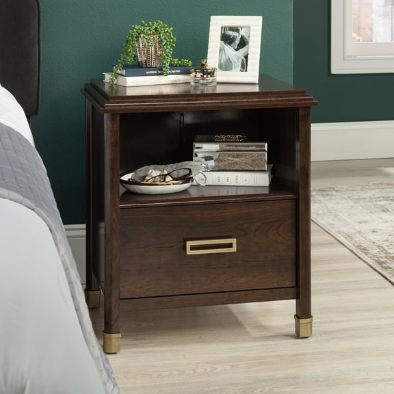 1934 Collection, by Sauder Nightstand, Deco Cherry Finish