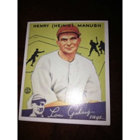 1934 Goudey Reprint Washington Senators Team Set 5 Cards Near NM-MT to NM-MT Condtion