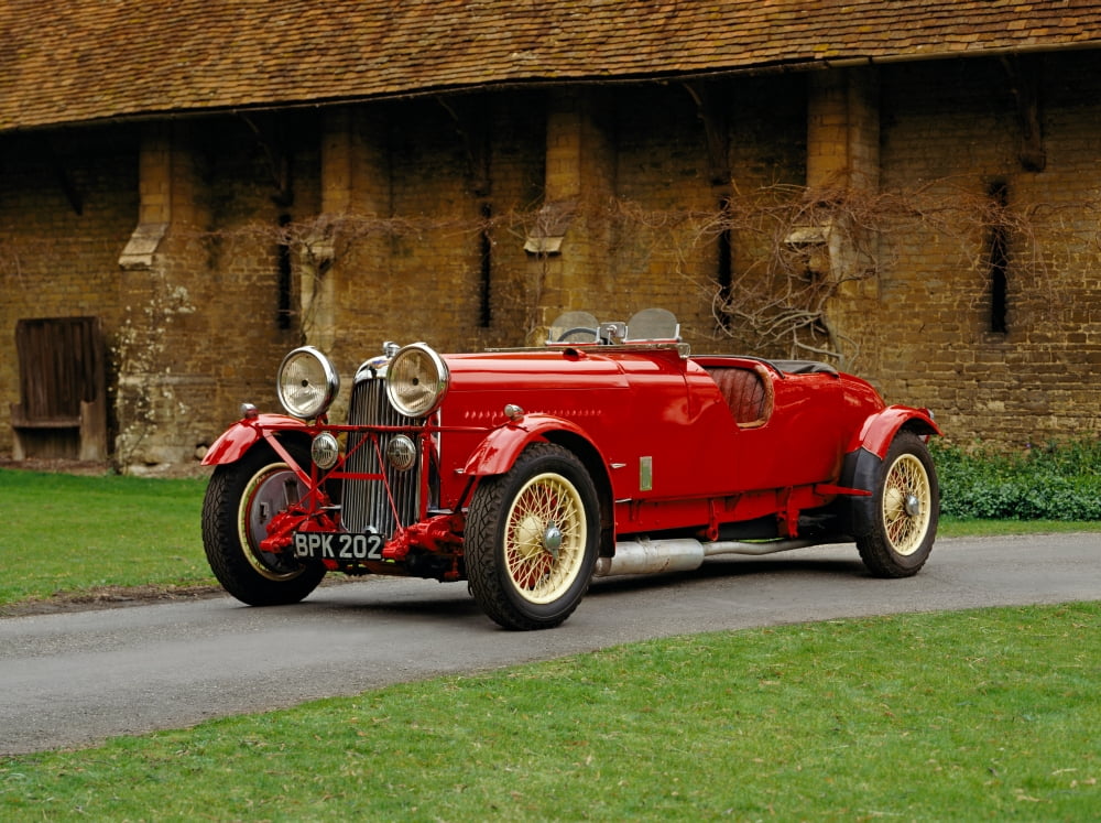 1934 Lagonda M45R 45 litre competition 4-seater won Le Mans in 1935 Country of origin United Kingdom Canvas Art - Panoramic Images (24 x 36)