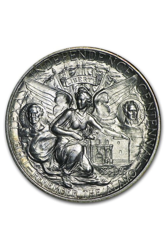 1934 Texas Independence Centennial Half BU