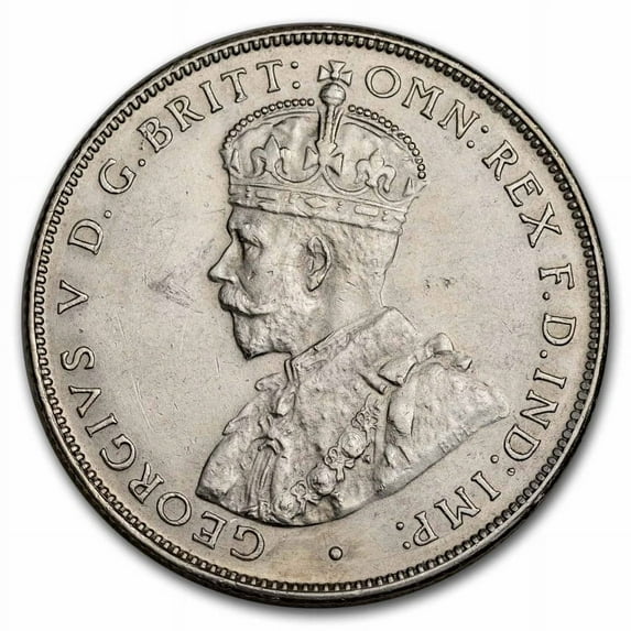 1935 Australia Silver Florin George V AU