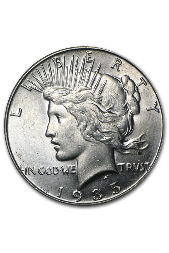 1935 Peace Dollar BU