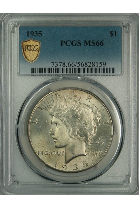 1935 Peace Dollar MS66 PCGS (PM56828159)