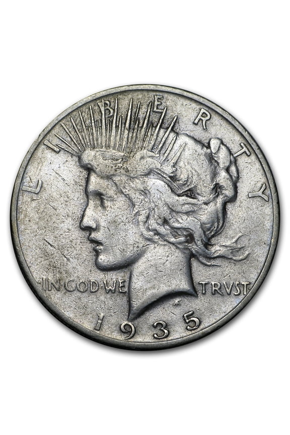 1935-S Peace Dollar VG/VF