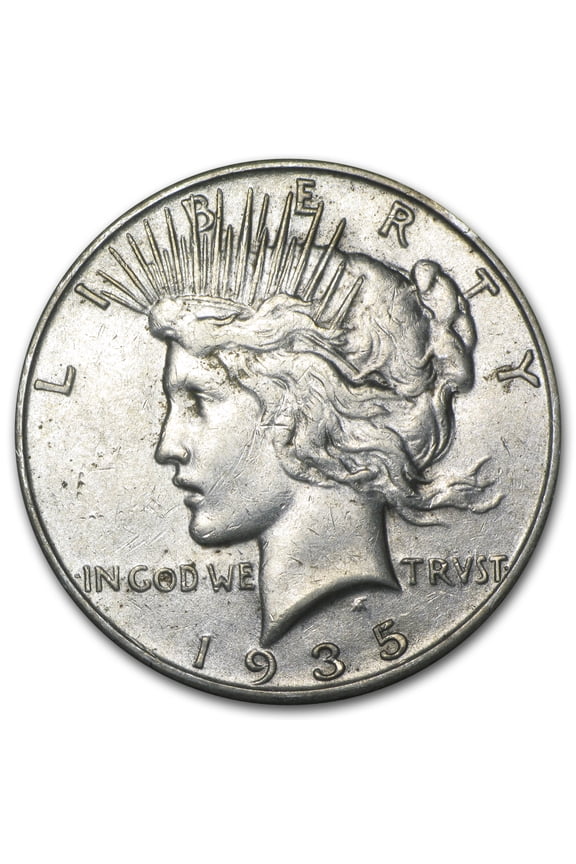 1935-S Peace Dollar XF