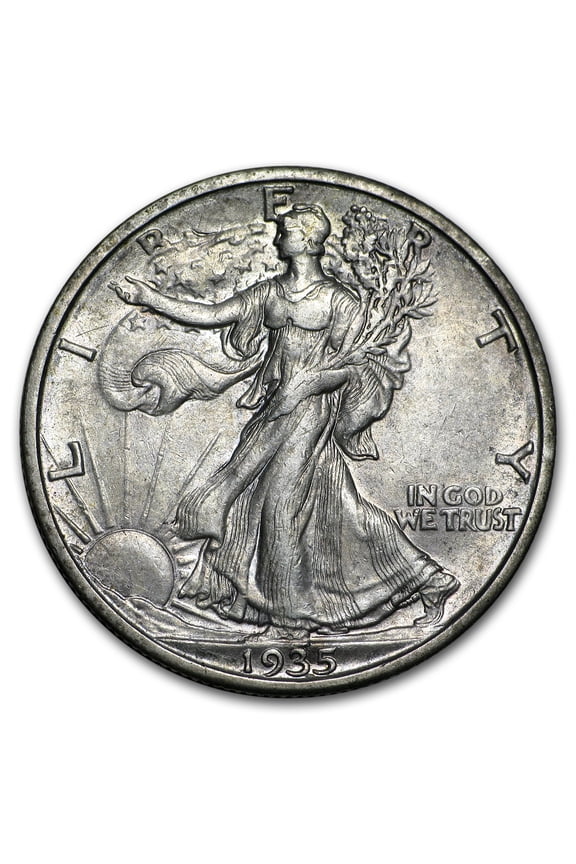 1935-S Walking Liberty Half Dollar XF