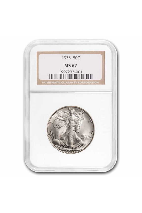 1935 Walking Liberty Half Dollar MS-67 NGC