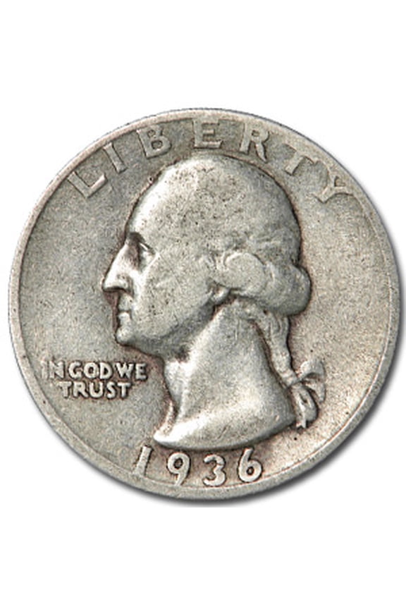 1936-D Washington Quarter Good/VG
