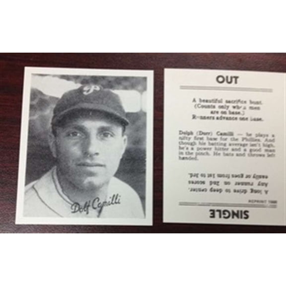 1936 Goudey Reprint Philadelphia Phillies Dolf Camilli 1 Card Team Set