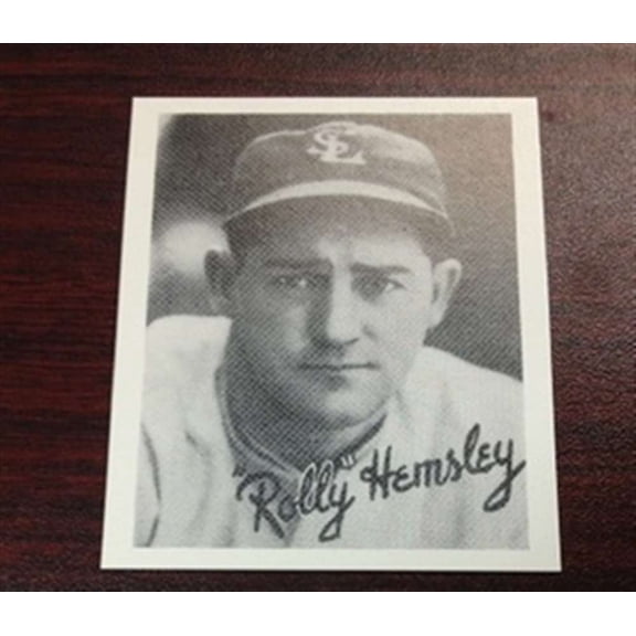 1936 Goudey Reprint Rollie Hemsley St Louis Browns 1 Card Team Set Near NM-MT to NM-MT Condtion
